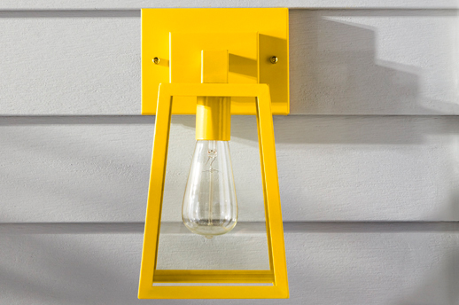 How To Change the Finish of Your Metal Light Fixtures - Yellow